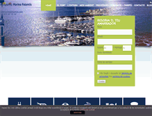 Tablet Screenshot of marinapalamos.com
